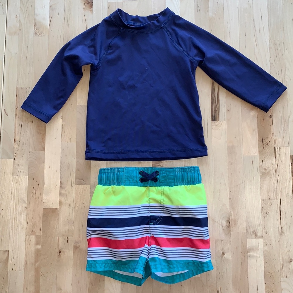 Cat & Jack Swim outfit - 12M